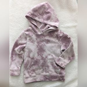 Old Navy Light pink Tie dye Hooded Sweatshirt. Size 4T